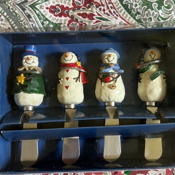 NWT New in box set of Snowman spreaders - Picture 2 of 4